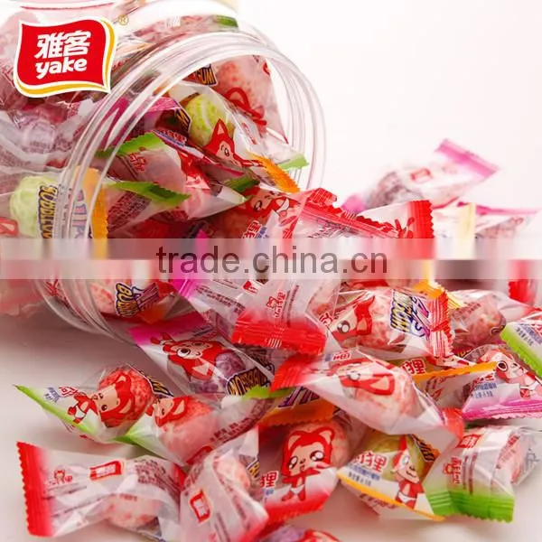 Yake magic bubble gum with fruit flavor