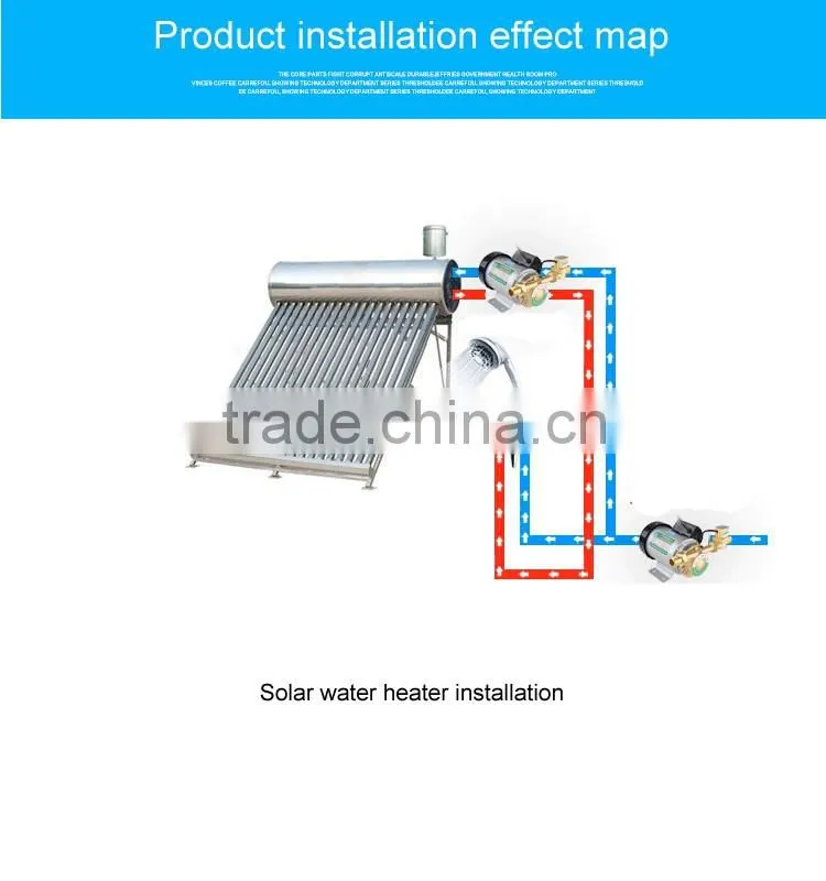 automatic home hot water booster pump for shower 100W/250W/280w