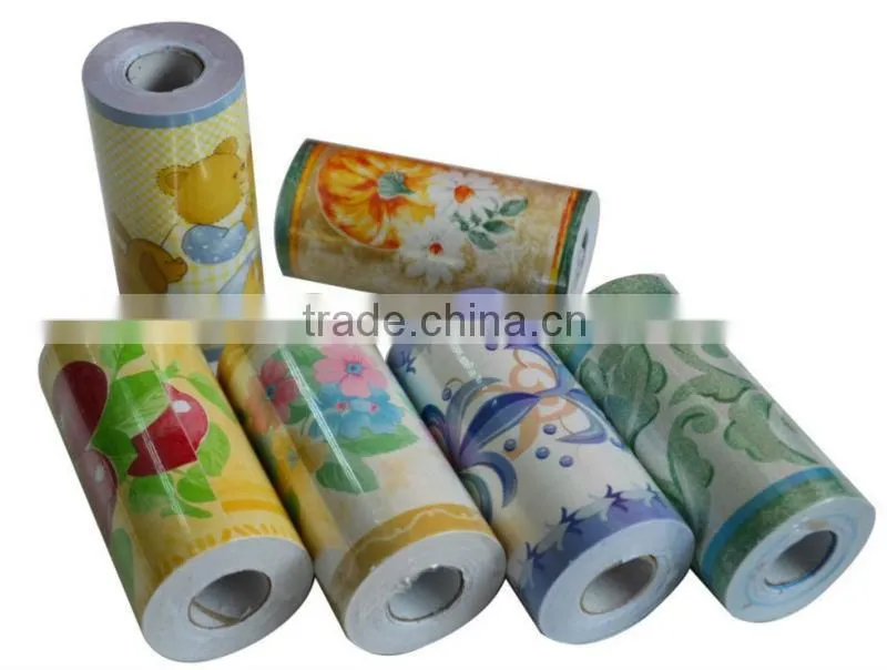 pvc natural flower wallpaper border