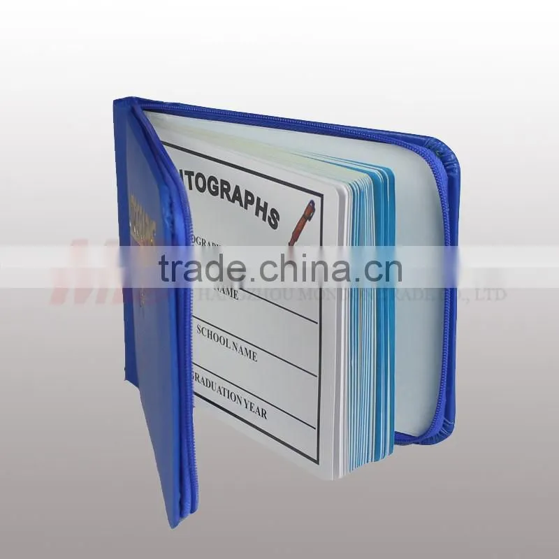 Simple Autograph Book With Zipper