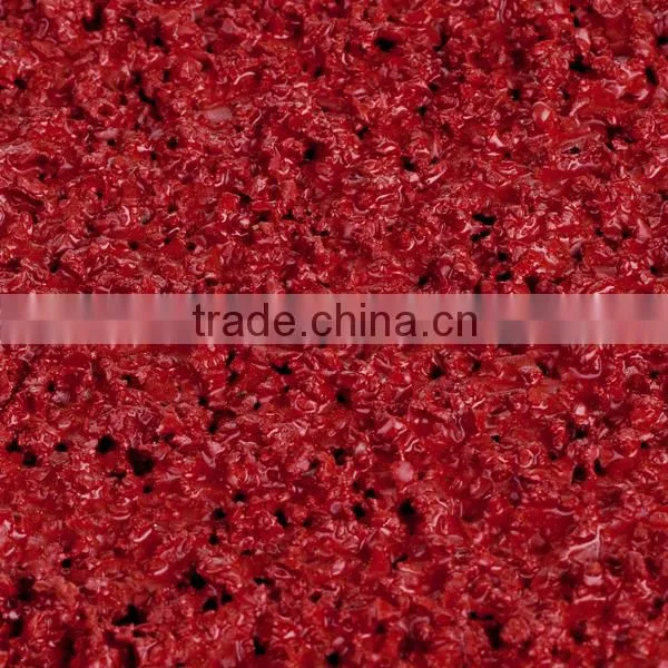 13mm Breathable freely plastic running track/elastic flooring/lowcost flooring for playgroud