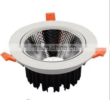 12W Round 6-7Inches Cool White Ultra-thin cob led downlight