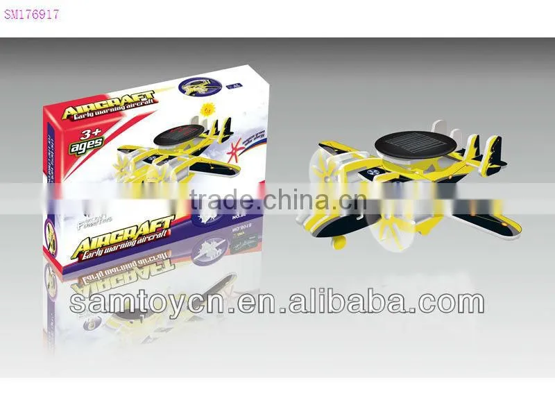 DIY solar toy,solar airplane toy