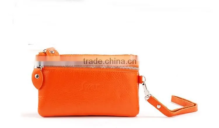 Customized high quality ladies handicraft wallet in zipper deisgn