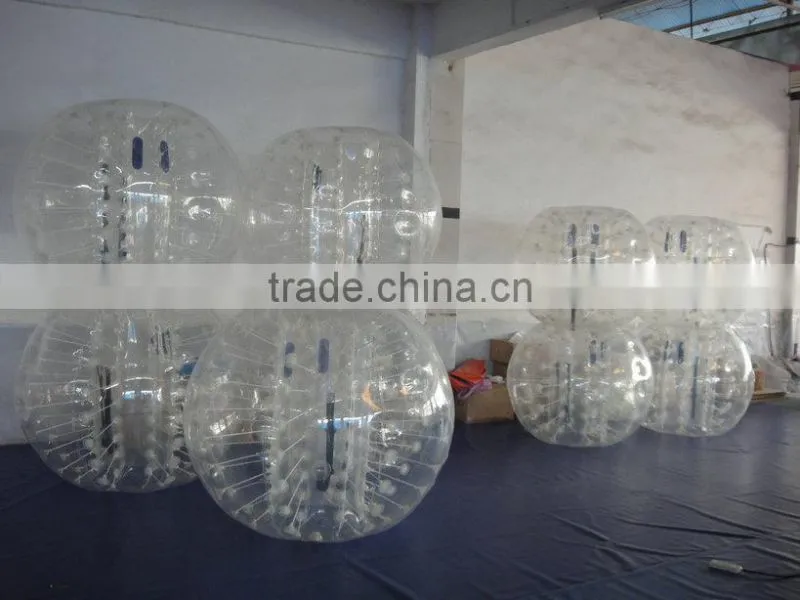 2016 hot funny pvc inflatable big discount bumper ball