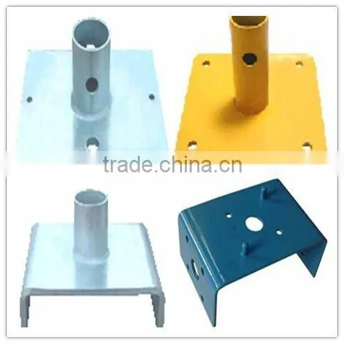 solid round steel scaffolding u-head screw jack