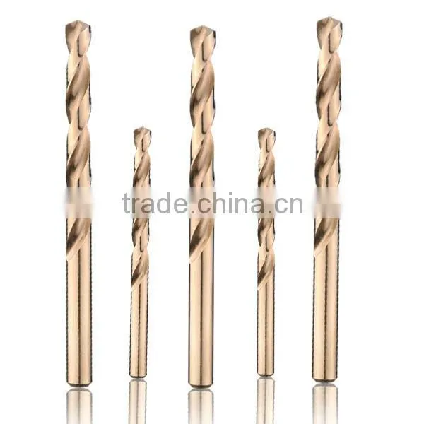 DIN338 Straight Shank HSS twist drill M35 Cobalti 5% Twist Drill, drill bits with fully ground