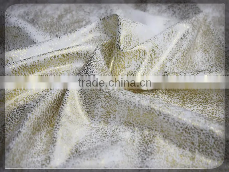 high quality 60s hot stamping rayon fabric