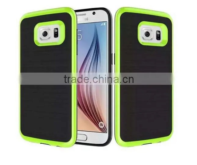 Hard back PC TPU bumper back cover for motomo Samsung s7 armor case custom case