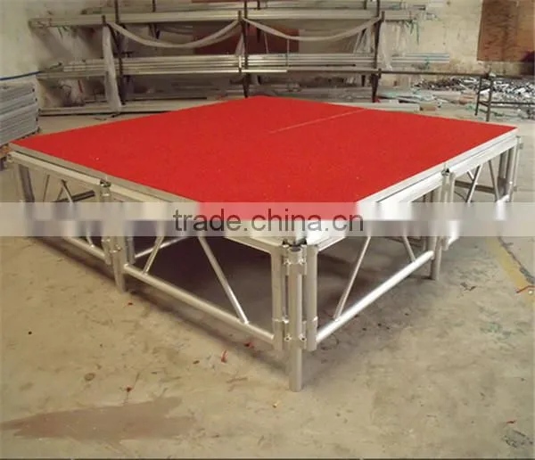 1.22*1.22m 1.22*2.44m Customized Adjustable Stage Platform