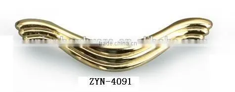 Vintage zinc alloy antique furniture handle with brass polished