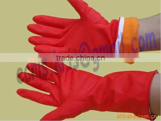 household gloves/rubber household glove/kitchen glove