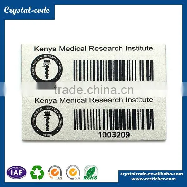 Favorable price custom epoxy adhesive barcode strong adhesive sticker