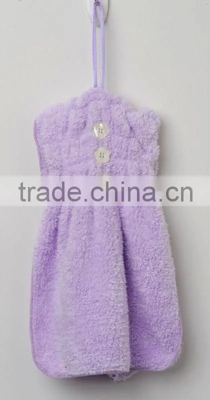 Patent Super Absorbent Microfiber hanging Hand Towel Wholesale