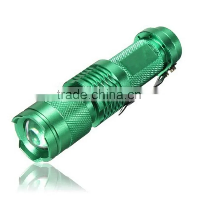 Promotional gift blue point flashlight rechargable
