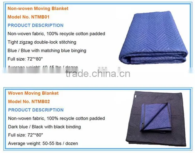 Economy Non-woven Furniture Protective moving & storage Moving Blankets