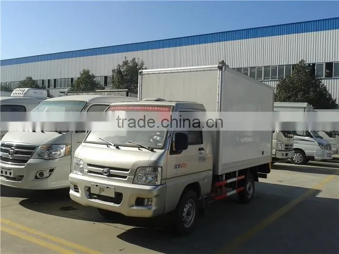 Yuling 4x2 refreezer truck food box van truck light cargo truck mini van truck 2Ton