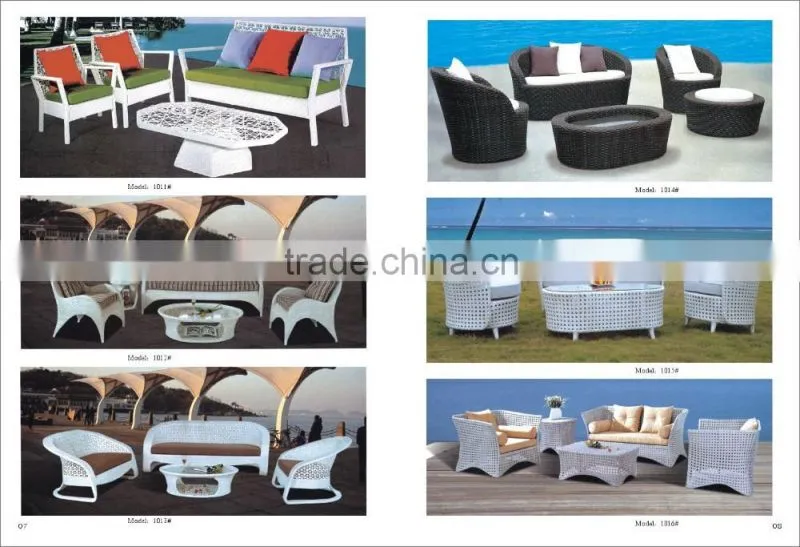 Rattan Garden Table Furniture Set