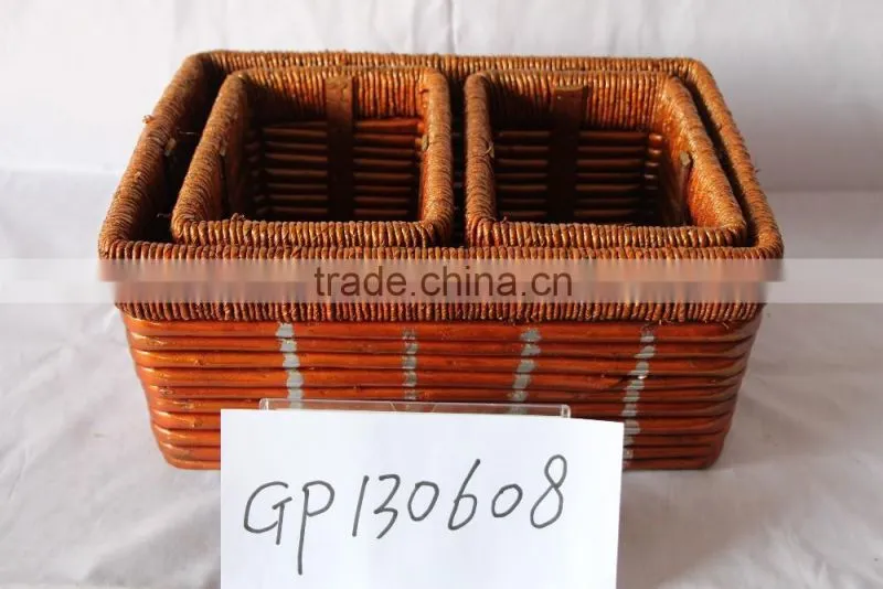 wicker basket willow basket for bread
