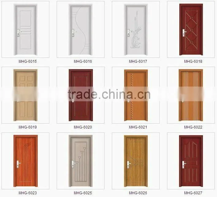 interior pvc wooden doors