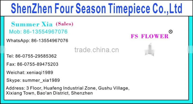 FS FLOWER - Ladies Fashion Trendy White Ceramic Waterproof Wrist Watch