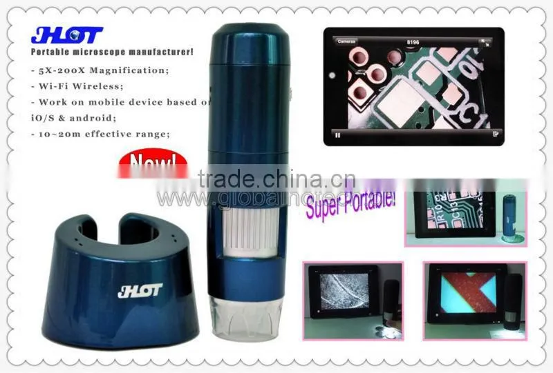 A better option than USB digital microscope! bring it anywhere with your mobile device