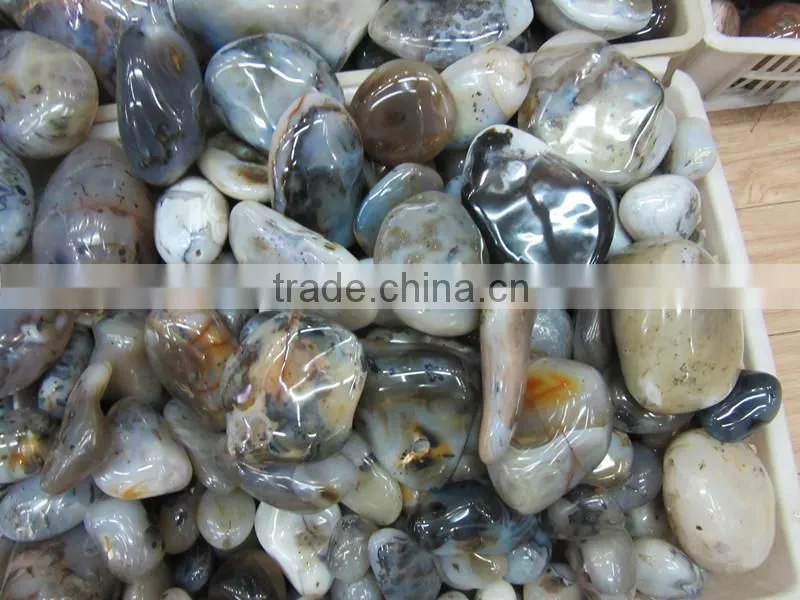 2015 new coming agate slices wholesale agate stone cobble stone