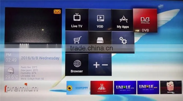 ipremium i9 MickyHop Smart OS IPTV Box CPU Quad Core Hybrid DVB-S2 tuner & DVB-T2/DVB-C tuner ipremium i9STC Set Top Box