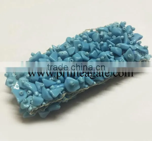 Turquoise Elastic Band Bracelet | A grade good quality gemstone bracelet | Agate new jewelry 2016 bracelets