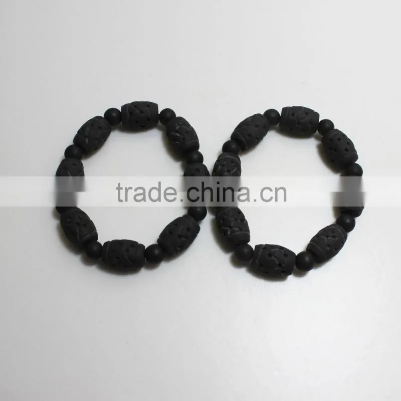 Chinese ancient bianstone necklace for therapy