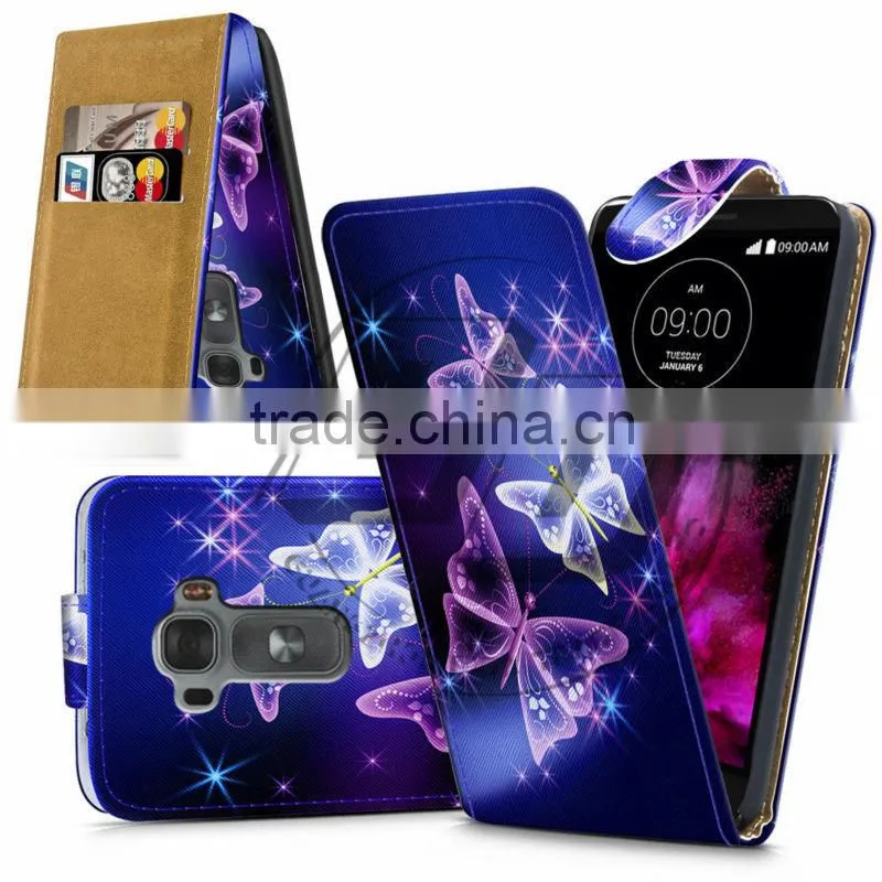 For LG G Flex 2 High Quality Print Flip PU Leather Case Cover Moible Phone Case