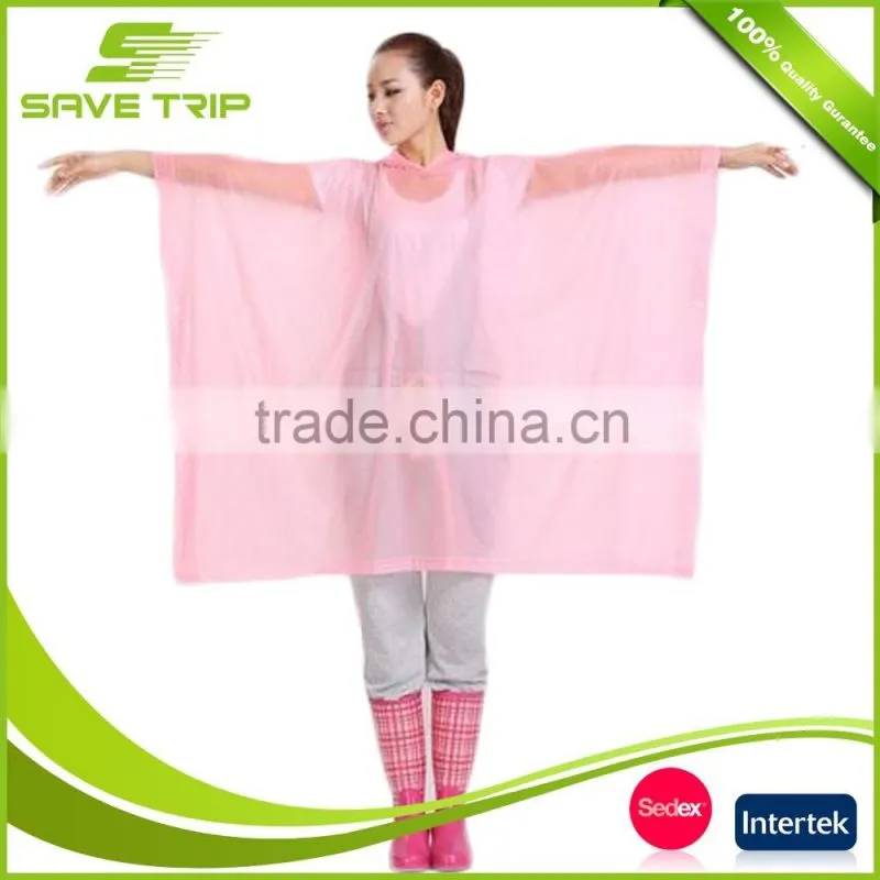 Rainponcho Various kind of material PE/PEVA/EVA/PVC/Polyester/Nylon rain coat