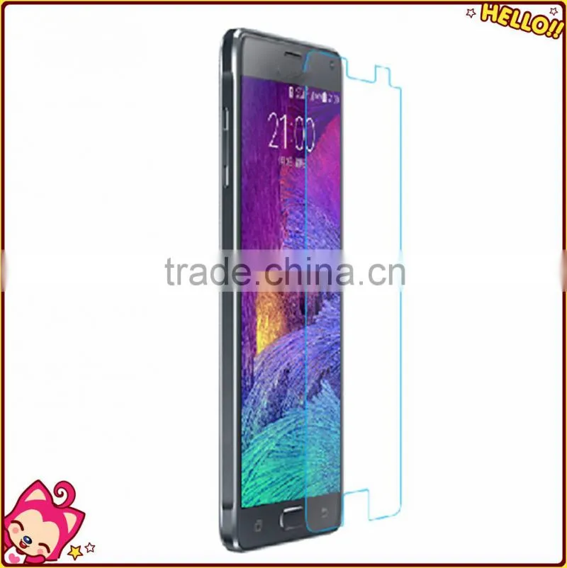Hot selling tempered screen protectors for samsung galaxy note 4 tempered screen protector