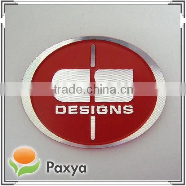 Aluminum cold extrusion metal sticker label