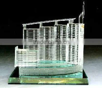 2016 Customized and modern crystal building model