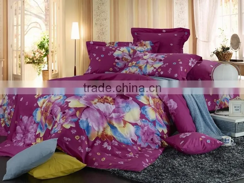 fashionable bedding sets 3d with 100% polyester for sale