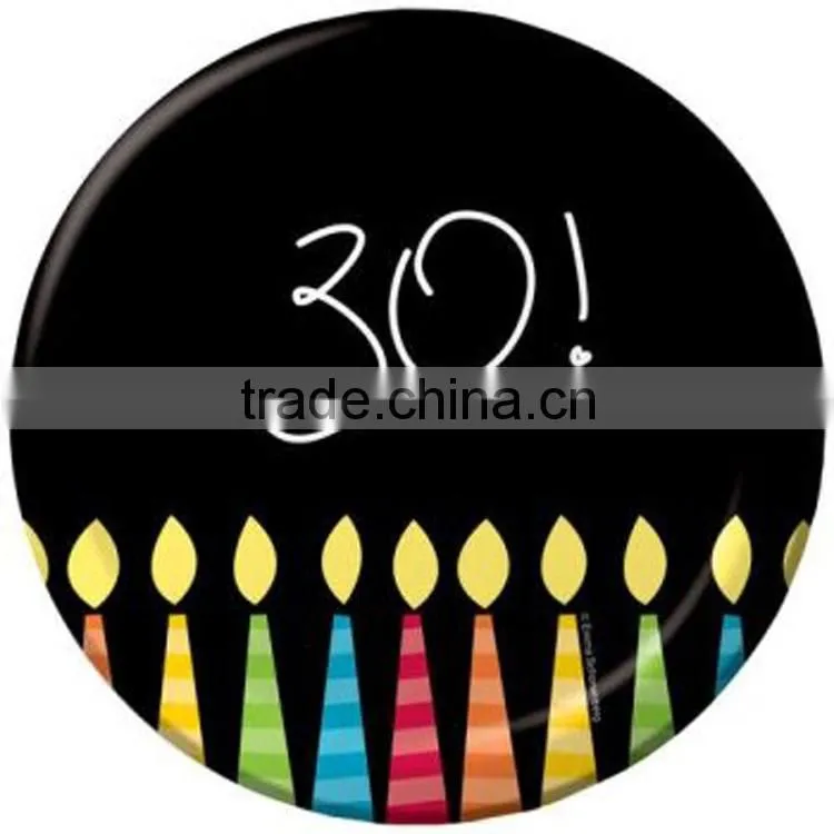Wholesale 8.5" 10.5" personalized ceramic birthday plates for party,personalized plates