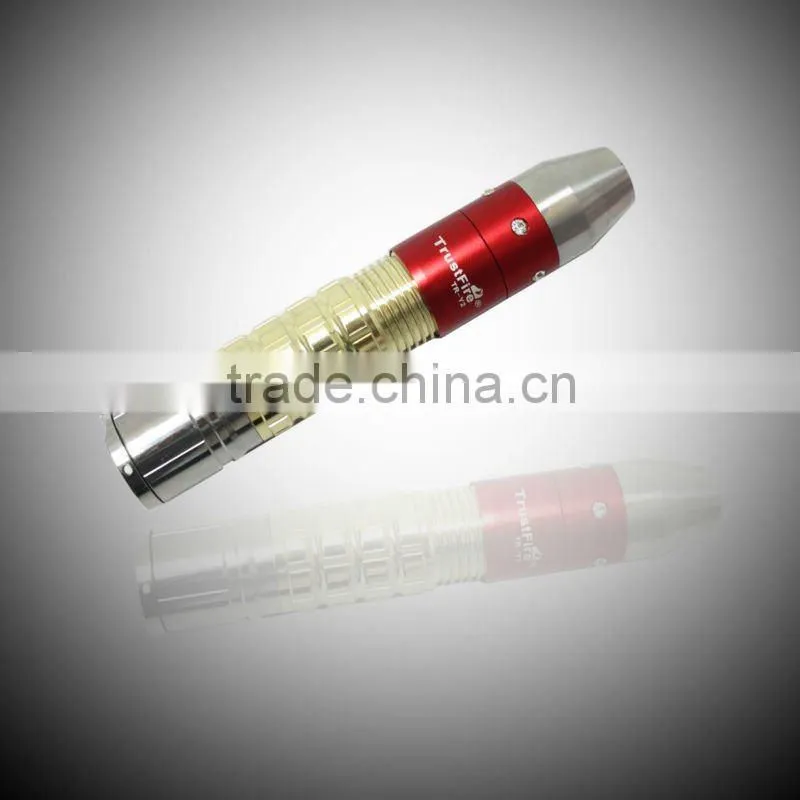 TrustFire hot sale TR-Y2 for identification jade 139lm CREE XR-E yellow led jewelry light(1*18650)