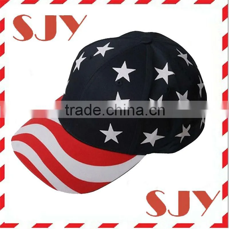 6 panel flames embroidery high profile high quality golf caps