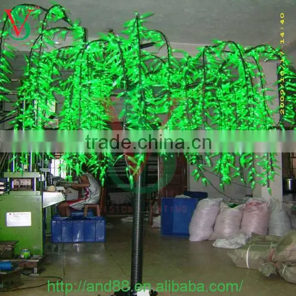 Customized waterproof outdoor christmas tree led willow tree light