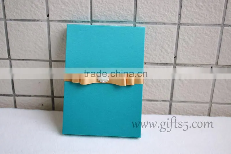 Best wedding invitation card boxes with bowknot
