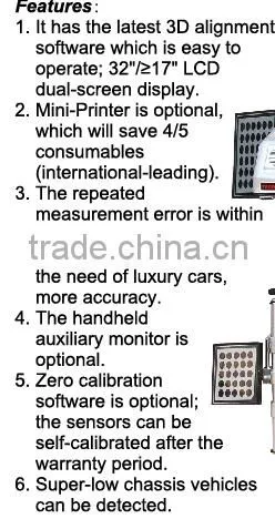 Torin BigRed 3D Self-calibrated Four Wheel Alignment Machine