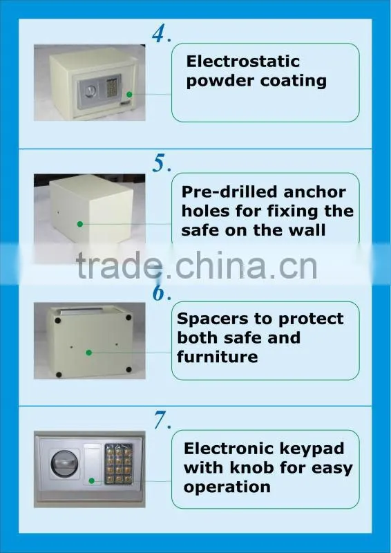 economic electronic house safe box