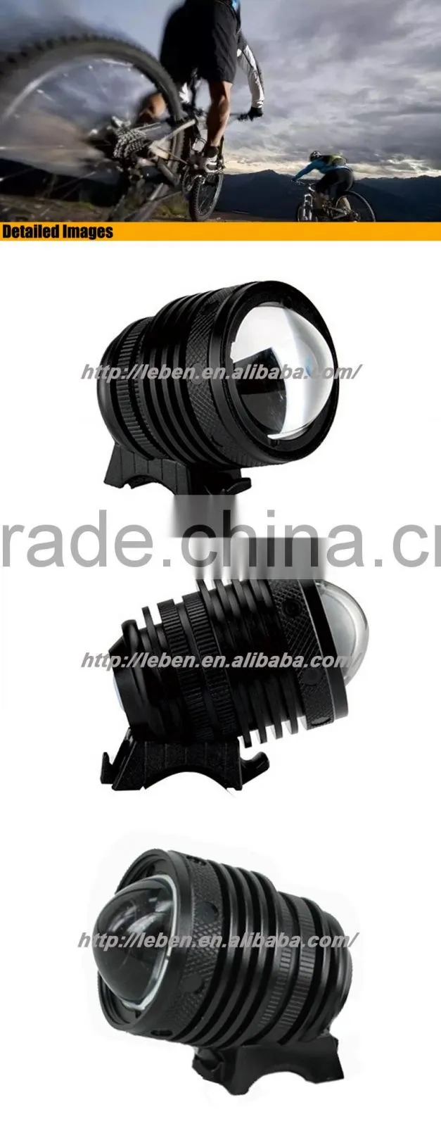 Adjustable Focus Cree XM-l T6 LED Zoomable Bicycle Light
