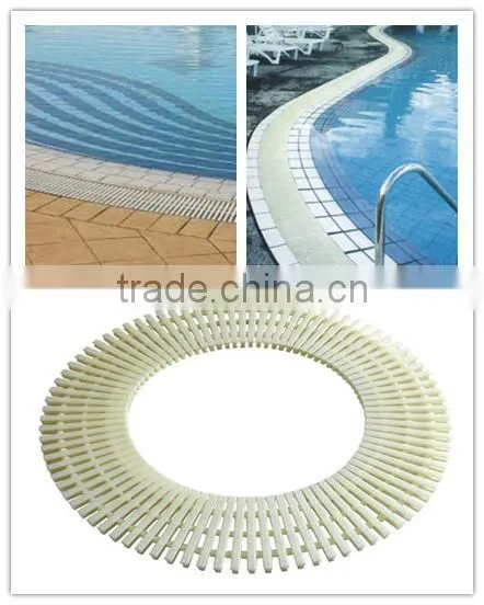 Swimming pool plastic overflow accessories,drain grate