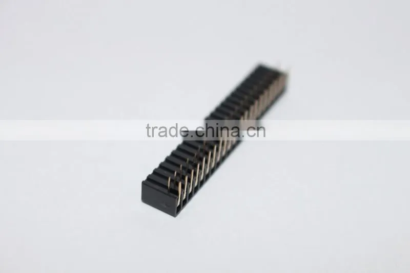 2.54mm double row right angle Female header 2~40 pin