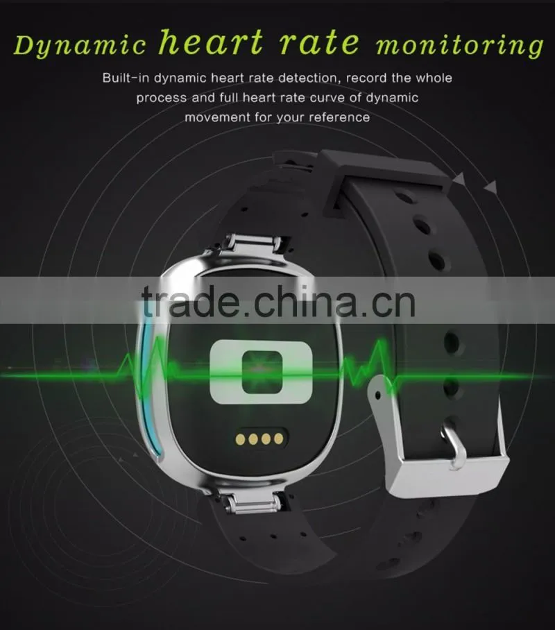 sport Waterproof Smart Wristband E08 Smart band Heart rate monitor Mp3 player Fitness Bracelet for OS Android