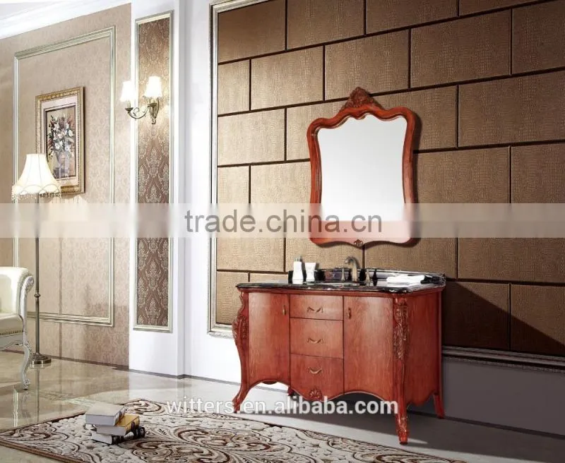 classical antique bathroom furniture with legs WTS615