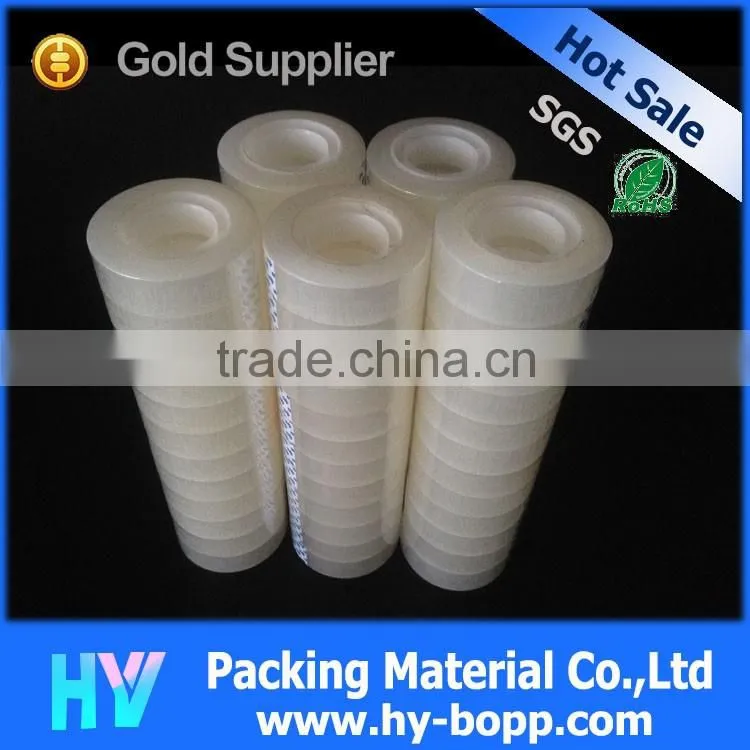 High Quality Bopp Film Strong Adhesion Easy Tear Clear Stationary Tape