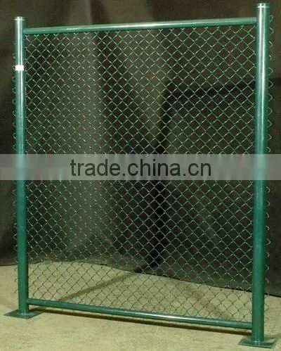 pvc coated 9 gauge chain link fence